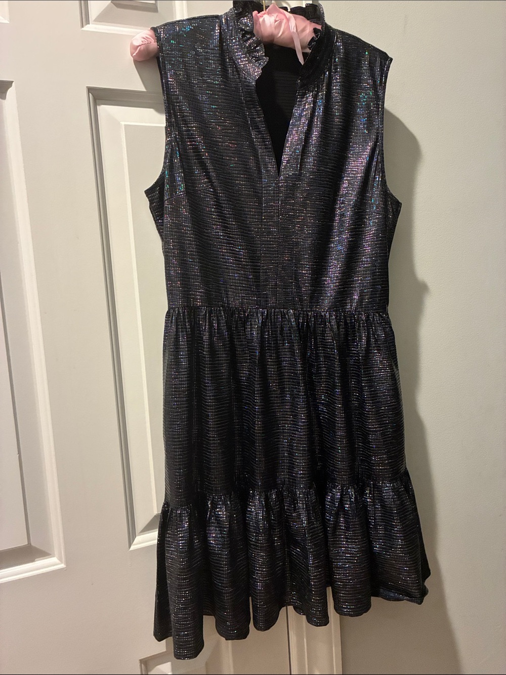 Iridescent Black Dress